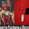 Burri e Fontana a Brera