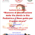 Lezione interattiva sulle manovre di disostruzione delle vie aeree in età pediatrica e il sonno sicuro nei lattanti