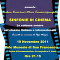 SINFONIE DI CINEMA. LE COLONNE SONORE NEL CINEMA ITALIANO E INTERNAZIONALE.