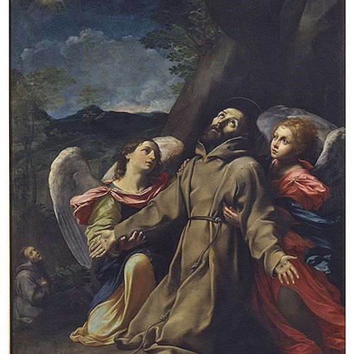 Giovan Francesco Gessi, San Francesco riceve le stimmate, 1620/25