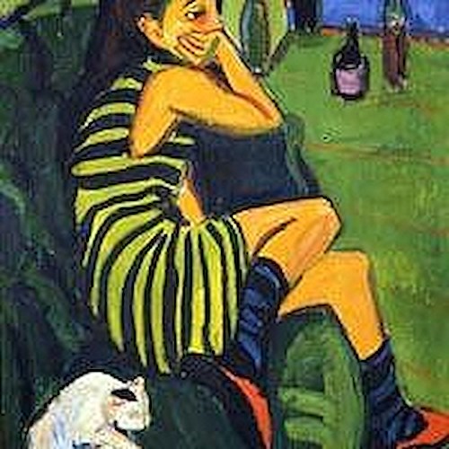 Ernst Ludwig Kirchner, Marcella, 1910 olio su tela, cm 101 x 76 Berlino, Brücke-Museum