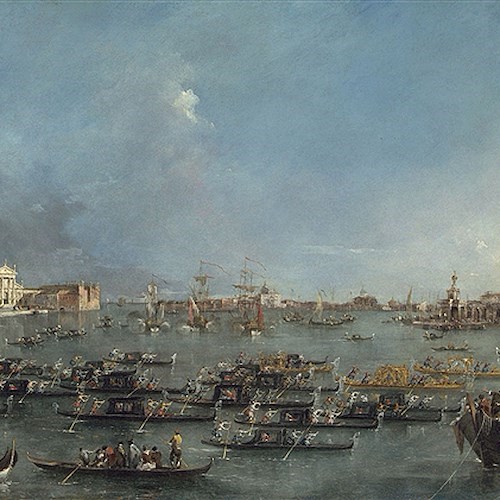 Corteo di gondole nel bacino di San Marco, Museum of Fine Arts, Boston