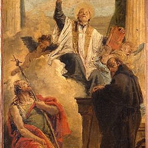 Giambattista Tiepolo,San Gaetano da Thiene tra i santi