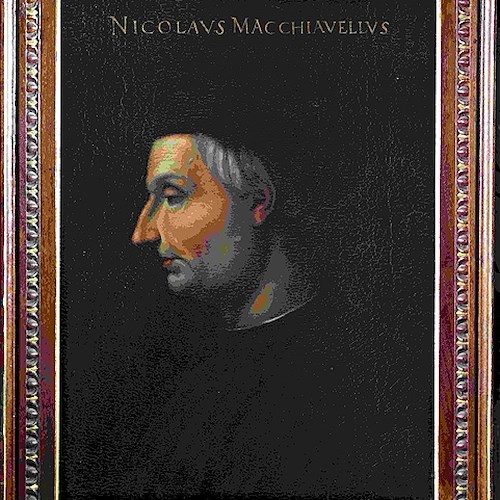 Cristofano dell'Altissimo 
Ritratto di Niccolò Machiavelli 
1552 - 1568 
Olio su tavola, h60x45 cm
Firenze, Galleria degli Uffizi, inv. 1890 n. 195 
Su concessione del Gabinetto Fotografico della SSPSAE e per il Polo Museale della Città di Firenze