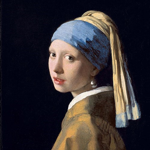 Jan Vermeer, La ragazza con l’orecchino di perla, 1665 circa olio su tela, cm 44,5 x 39 L’Aia, Royal Picture Gallery Mauritshuis