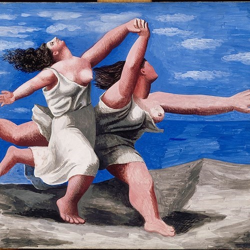 Pablo Picasso, Due donne che corrono lungo la spiaggia (La corsa), gouache su compensato, 32,5 x 41,1 cm, 1922, Parigi, Musée Picasso © Succession Picasso, by SIAE 2015