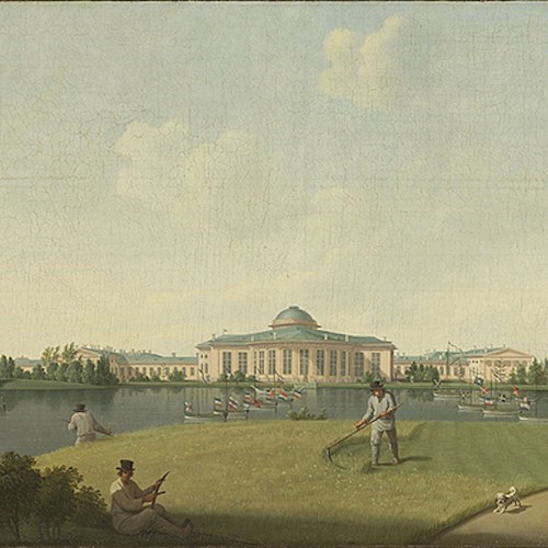 Benjamin Paterssen (1750-1815)
Facciata del Palazzo di Tauride dal lato dei giardini, fine del XVIII secolo
San Pietroburgo, Museo di Stato dell'Ermitage