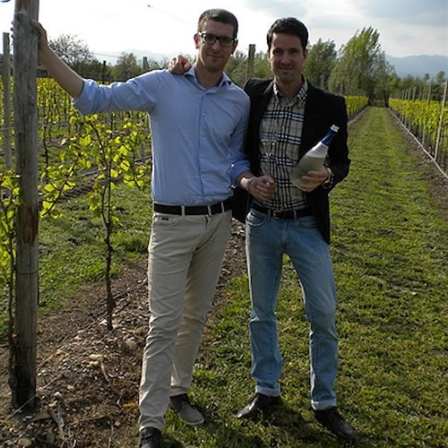 Andrea e Mirco Battistella, produttori 27enni di prosecco