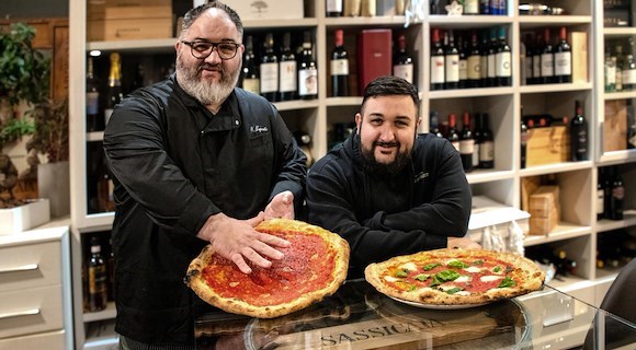 I fratelli Esposito ambasciatori della pizza a Ruota di Carro in Toscana